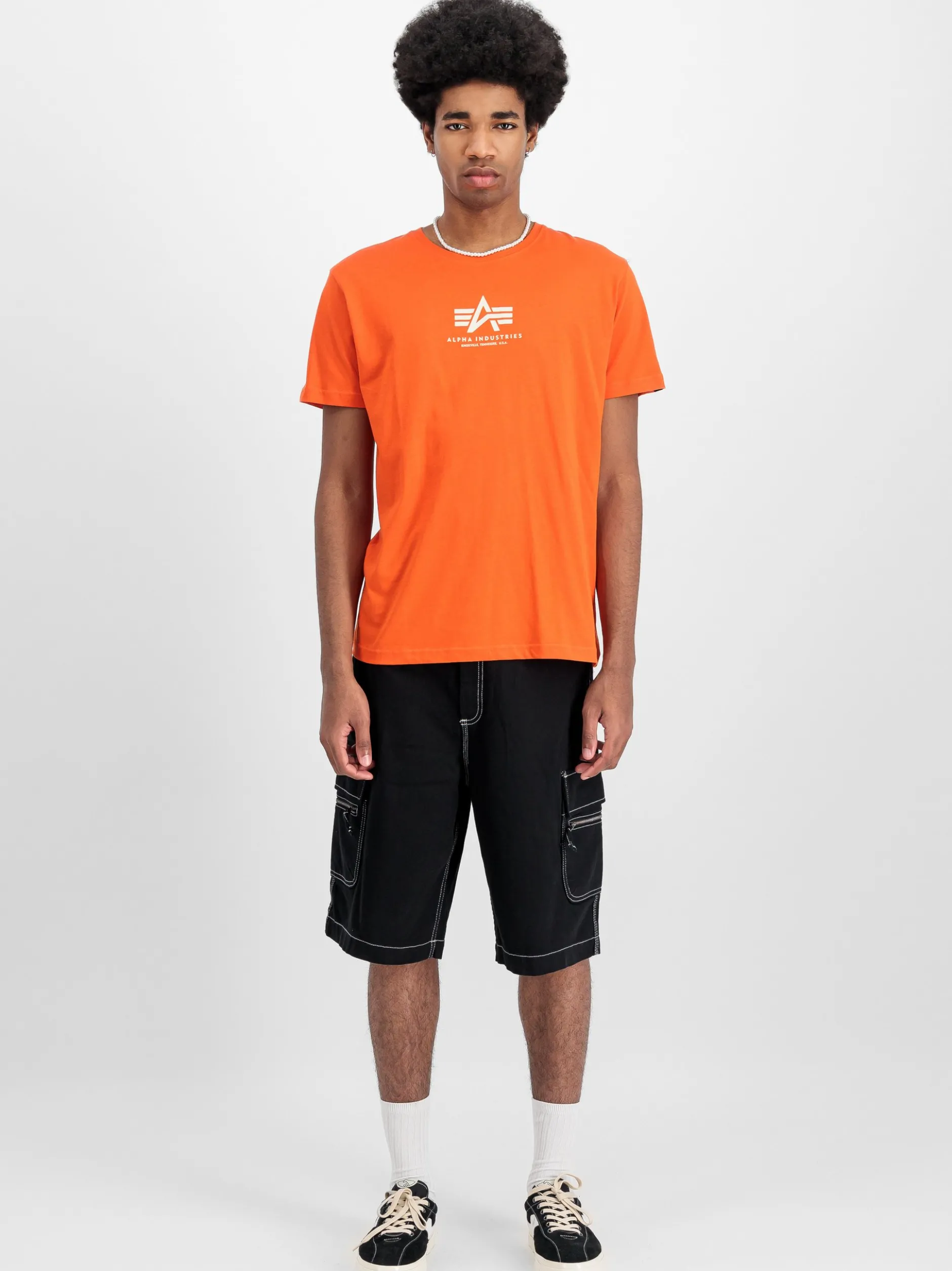 Alpha Industries Herren T-Shirt in orange