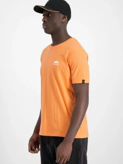 Alpha Industries Herren T-Shirt in orange