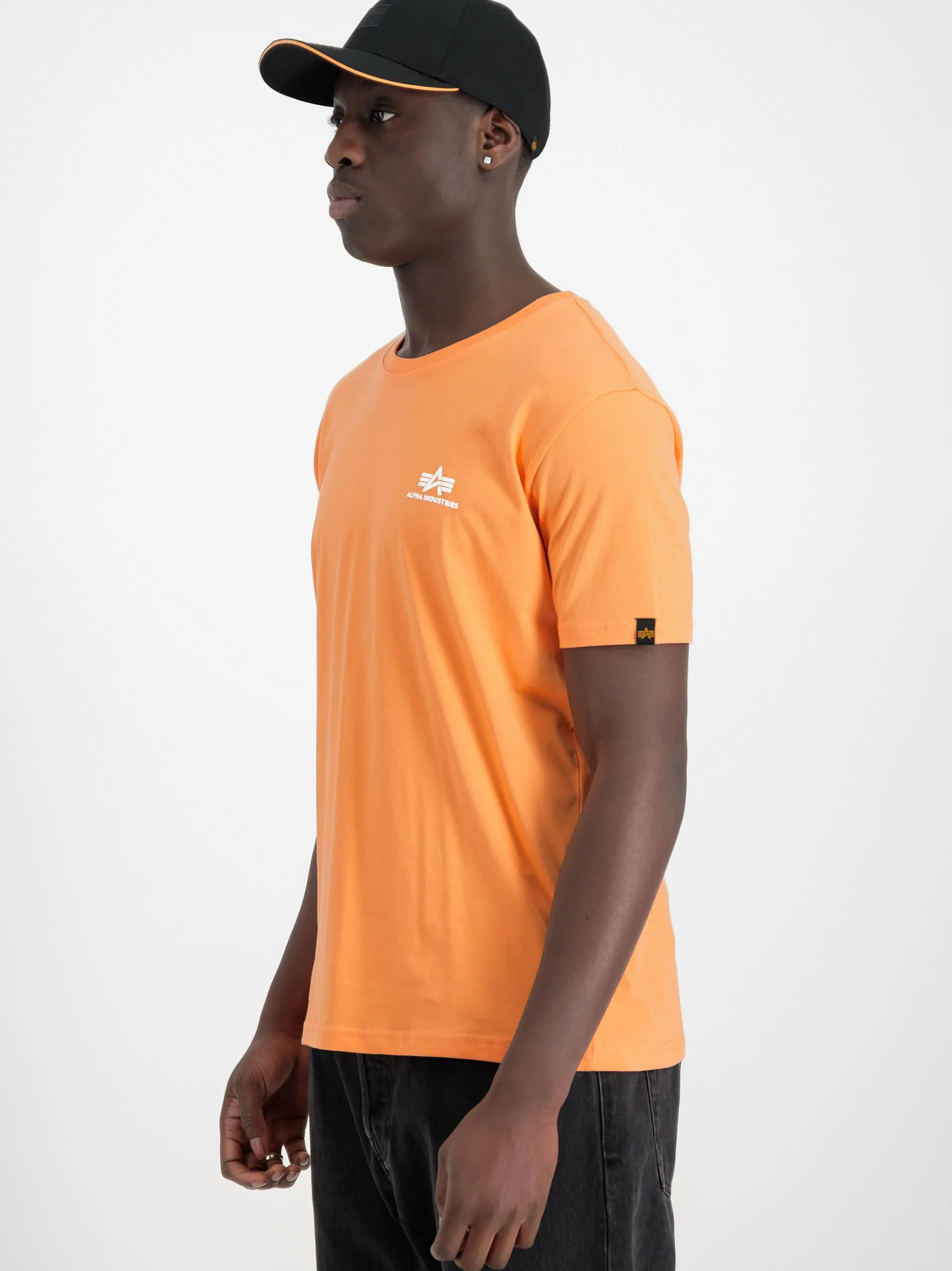 Alpha Industries Herren T-Shirt in orange
