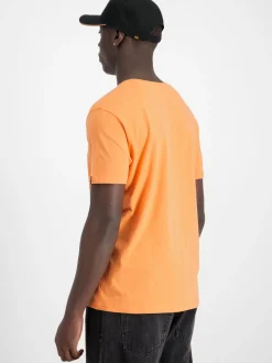 Alpha Industries Herren T-Shirt in orange