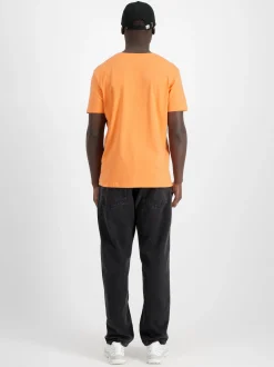 Alpha Industries Herren T-Shirt in orange