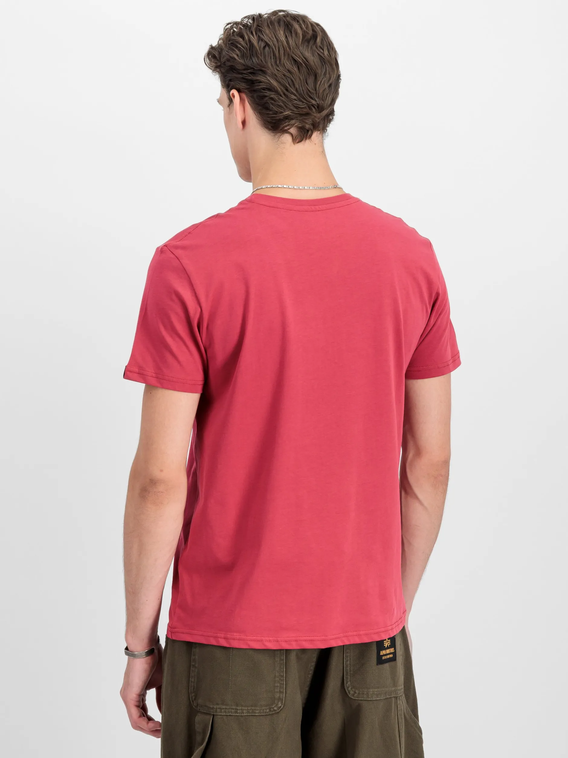Alpha Industries Herren T-Shirt in rot