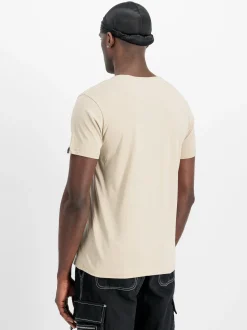 Alpha Industries Herren T-Shirt in sand