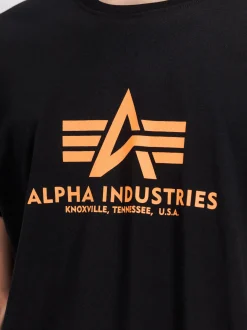 Alpha Industries Herren T-Shirt in schwarz