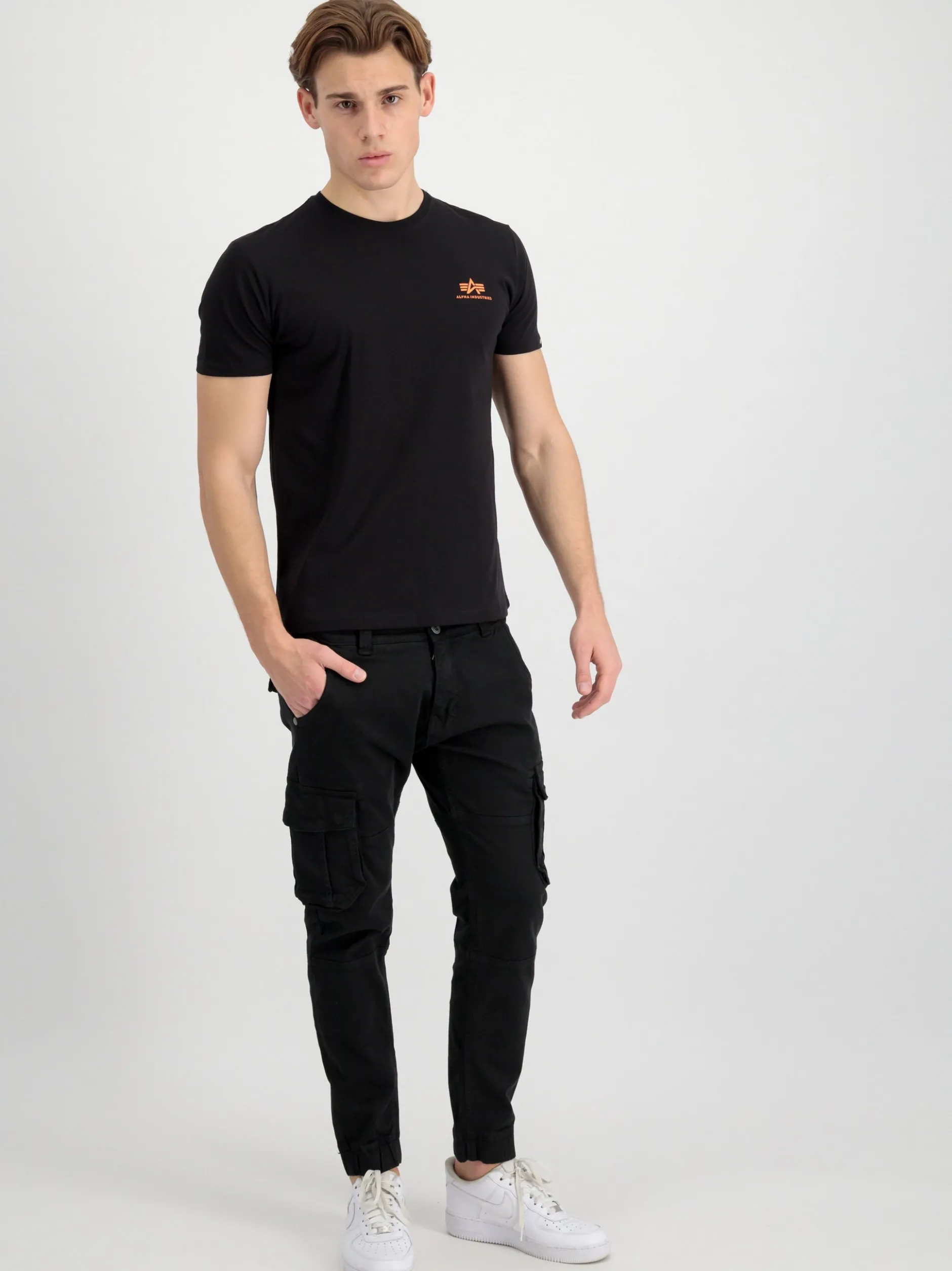 Alpha Industries Herren T-Shirt in schwarz
