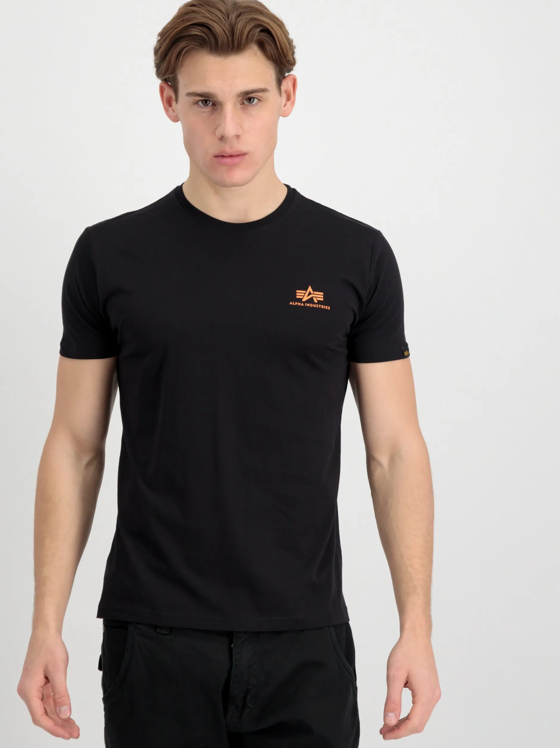 Alpha Industries Herren T-Shirt in schwarz