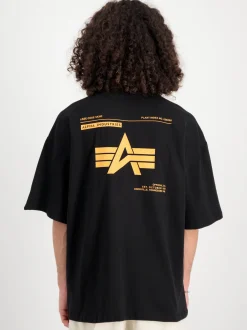 Alpha Industries Herren T-Shirt in schwarz