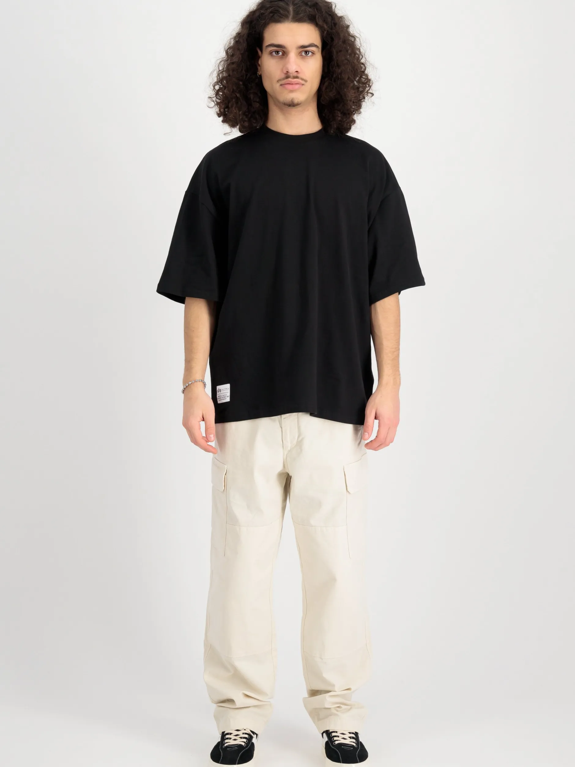 Alpha Industries Herren T-Shirt in schwarz