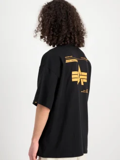 Alpha Industries Herren T-Shirt in schwarz