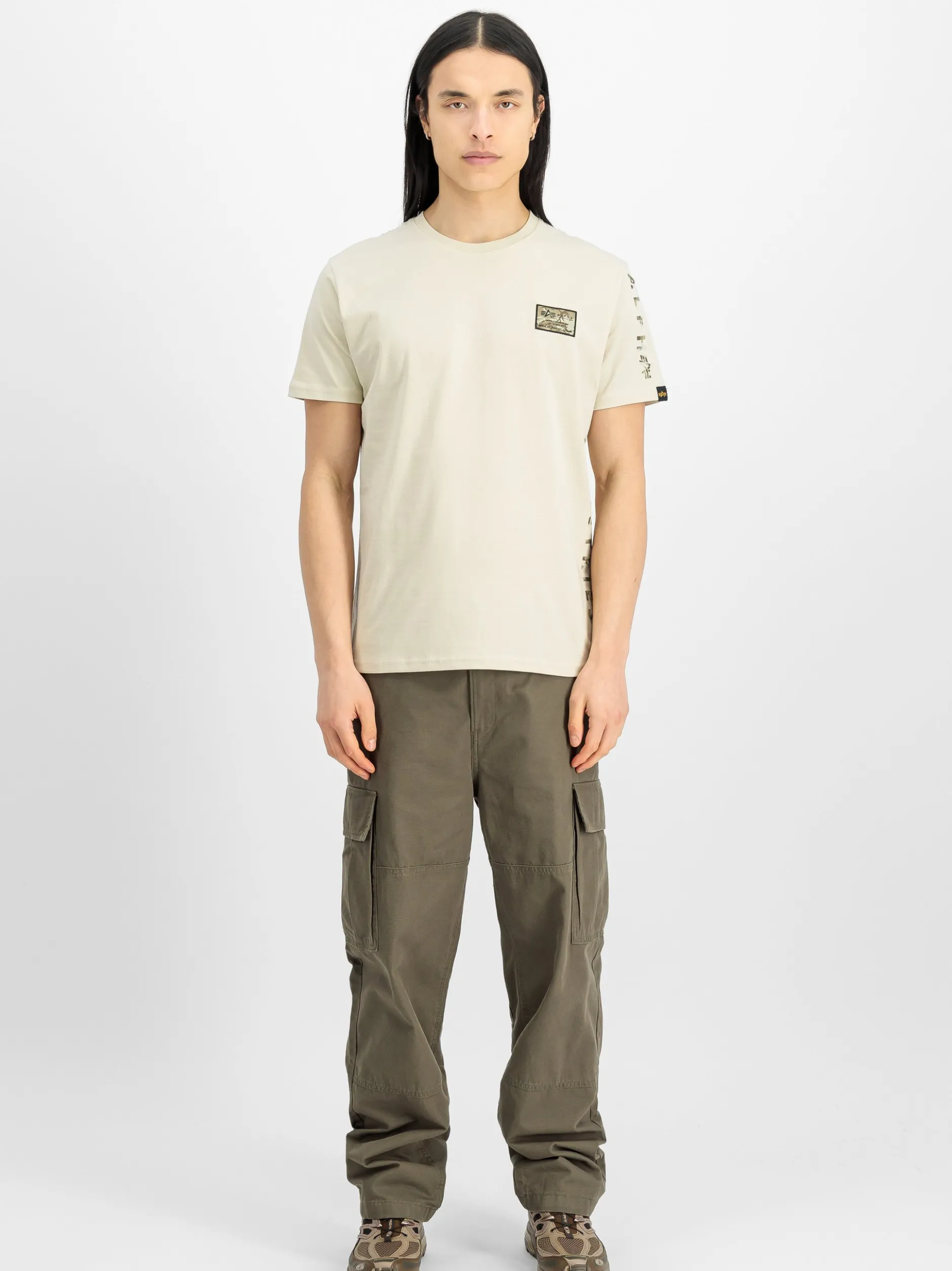 Alpha Industries Herren T-Shirt in weiß