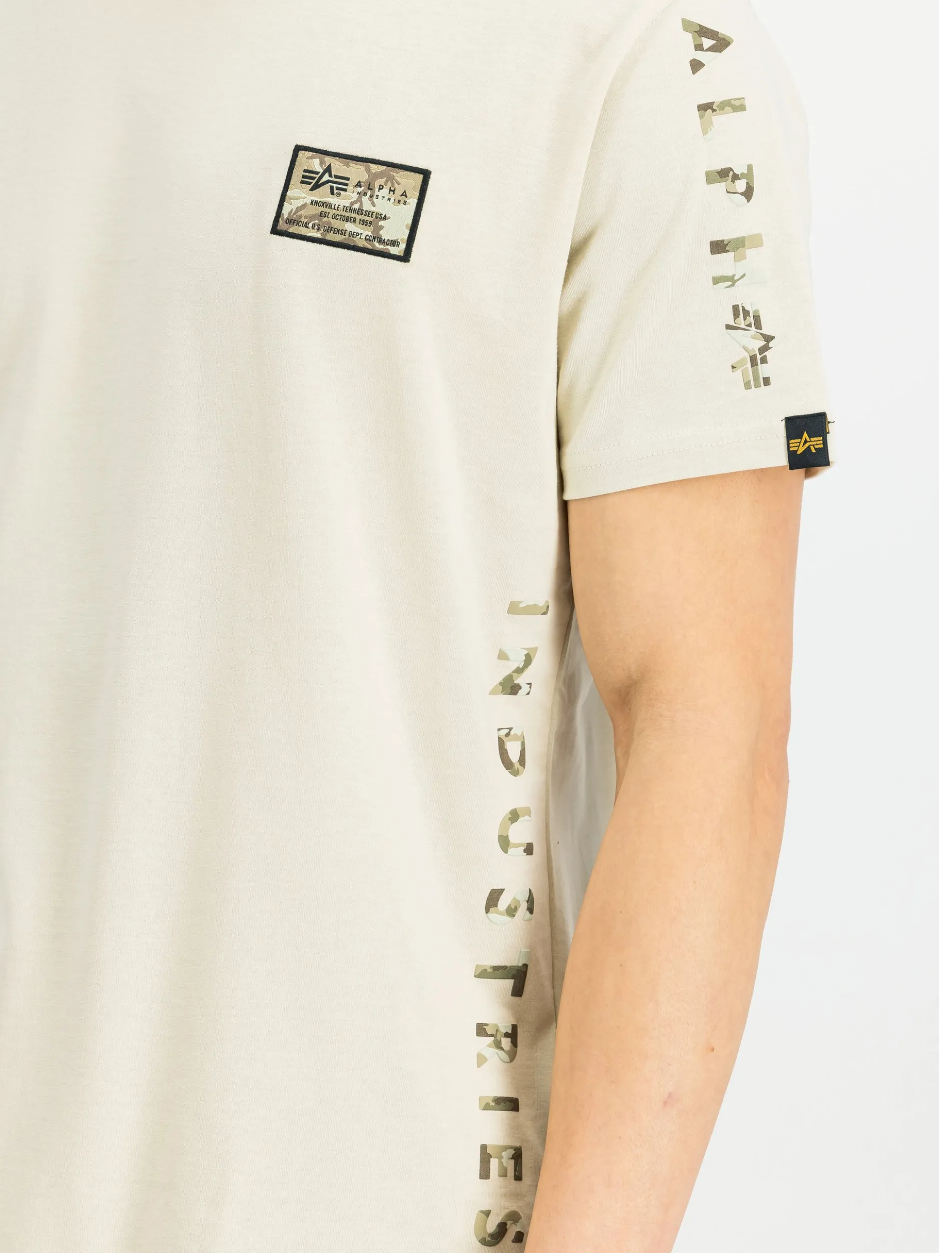 Alpha Industries Herren T-Shirt in weiß