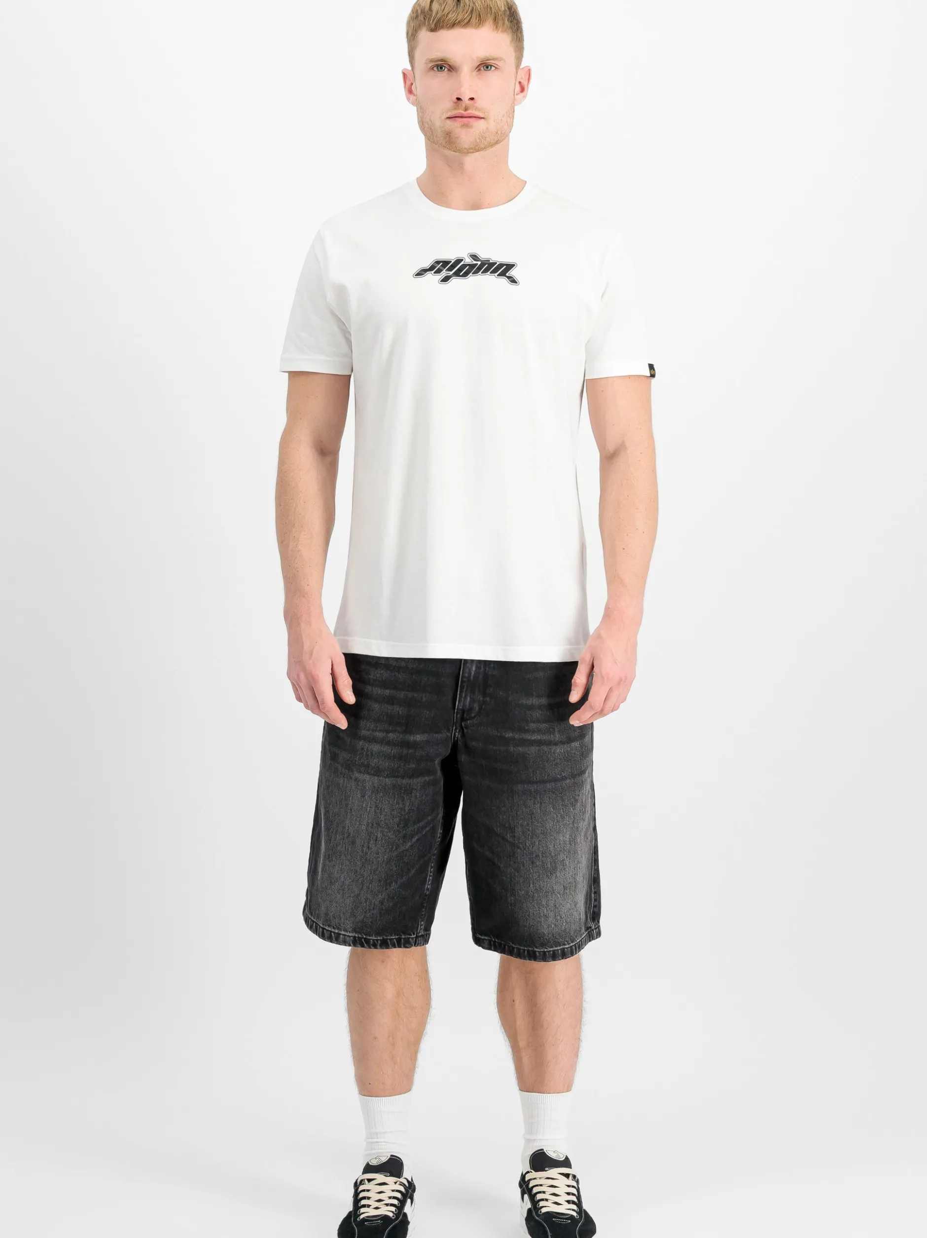 Alpha Industries Herren T-Shirt in weiß