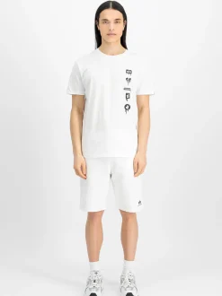 Alpha Industries Herren T-Shirt in weiß