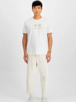 Alpha Industries Herren T-Shirt in weiß
