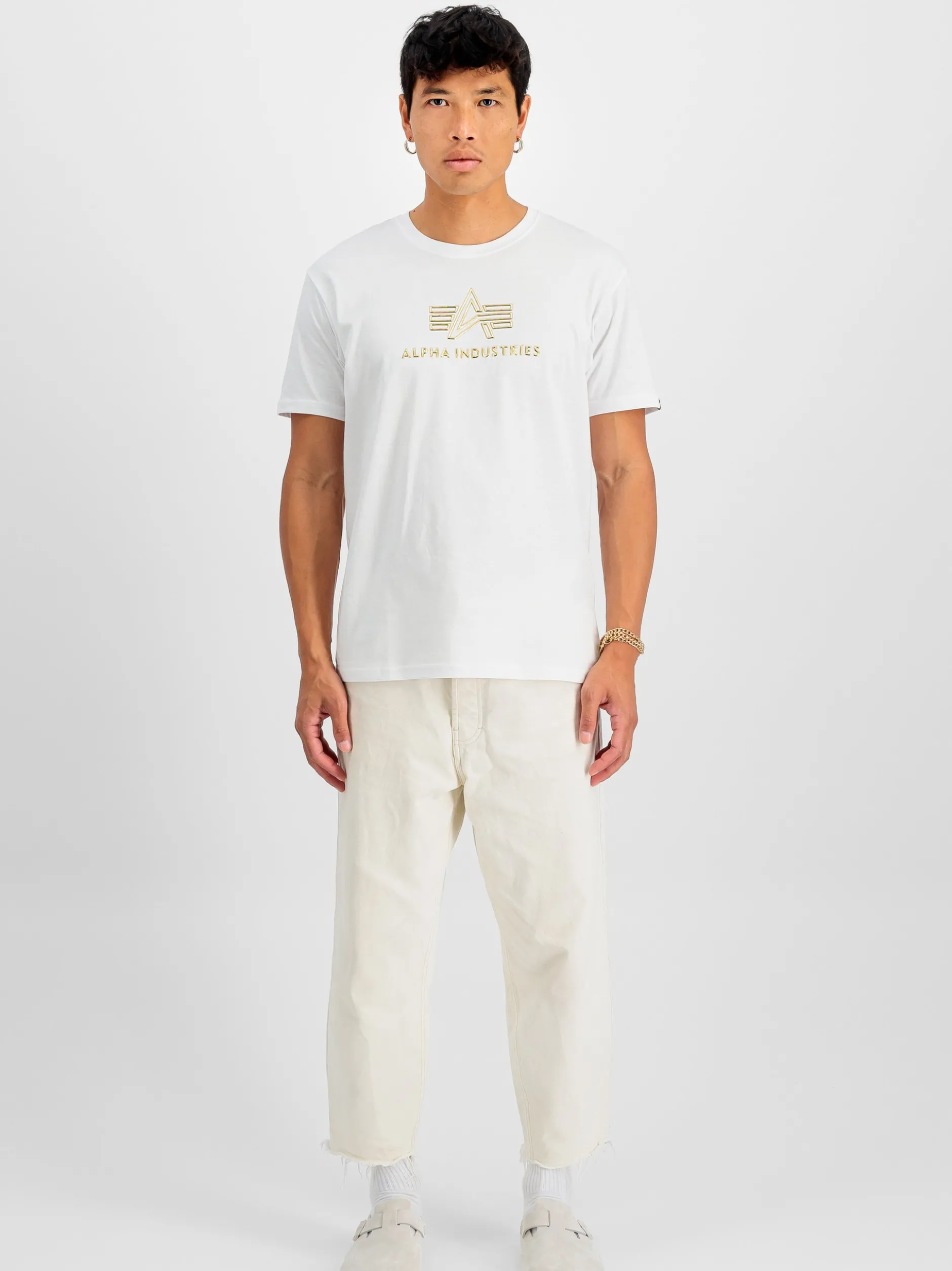 Alpha Industries Herren T-Shirt in weiß