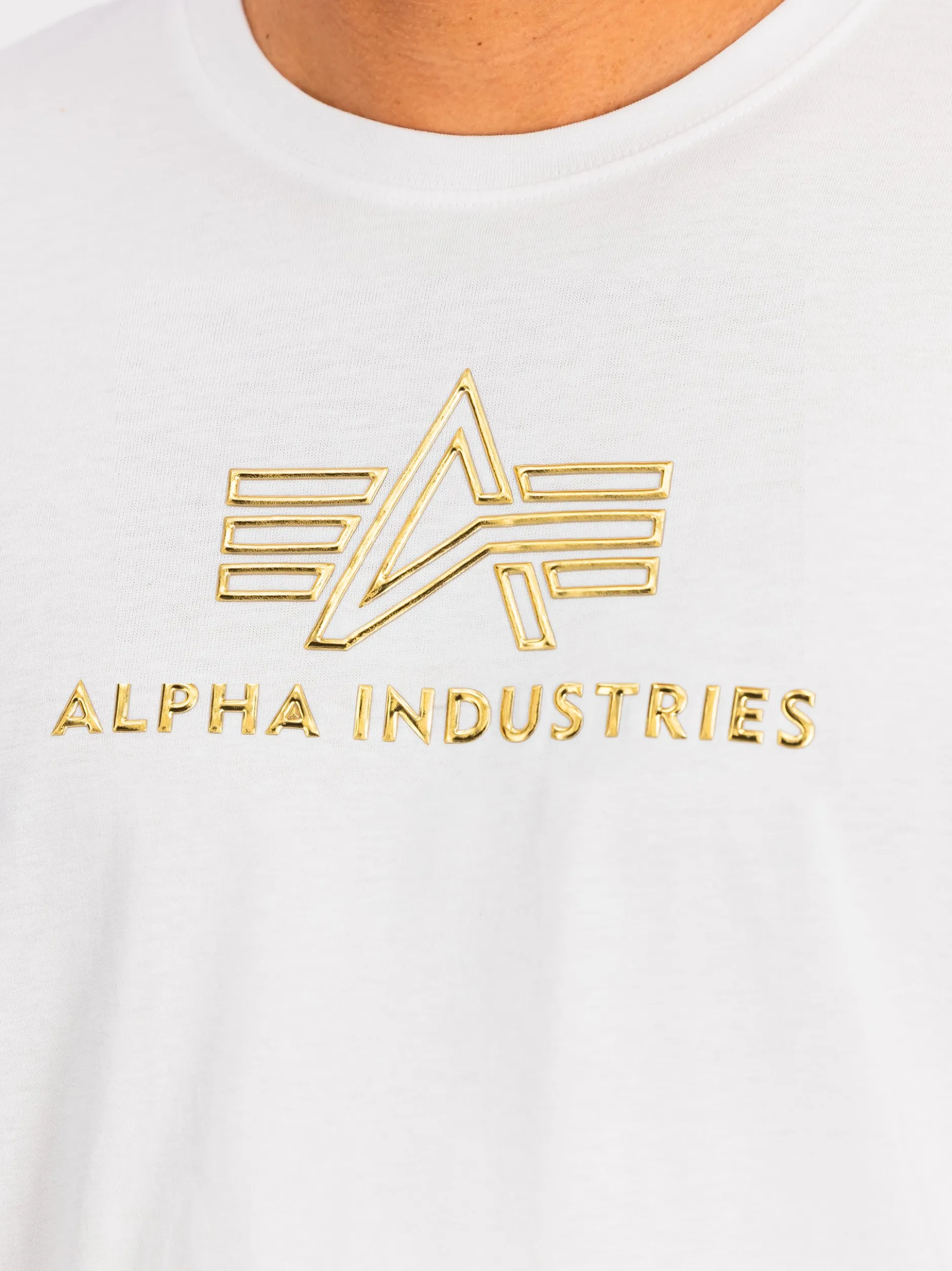 Alpha Industries Herren T-Shirt in weiß