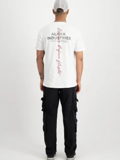 Alpha Industries Herren T-Shirt in weiß