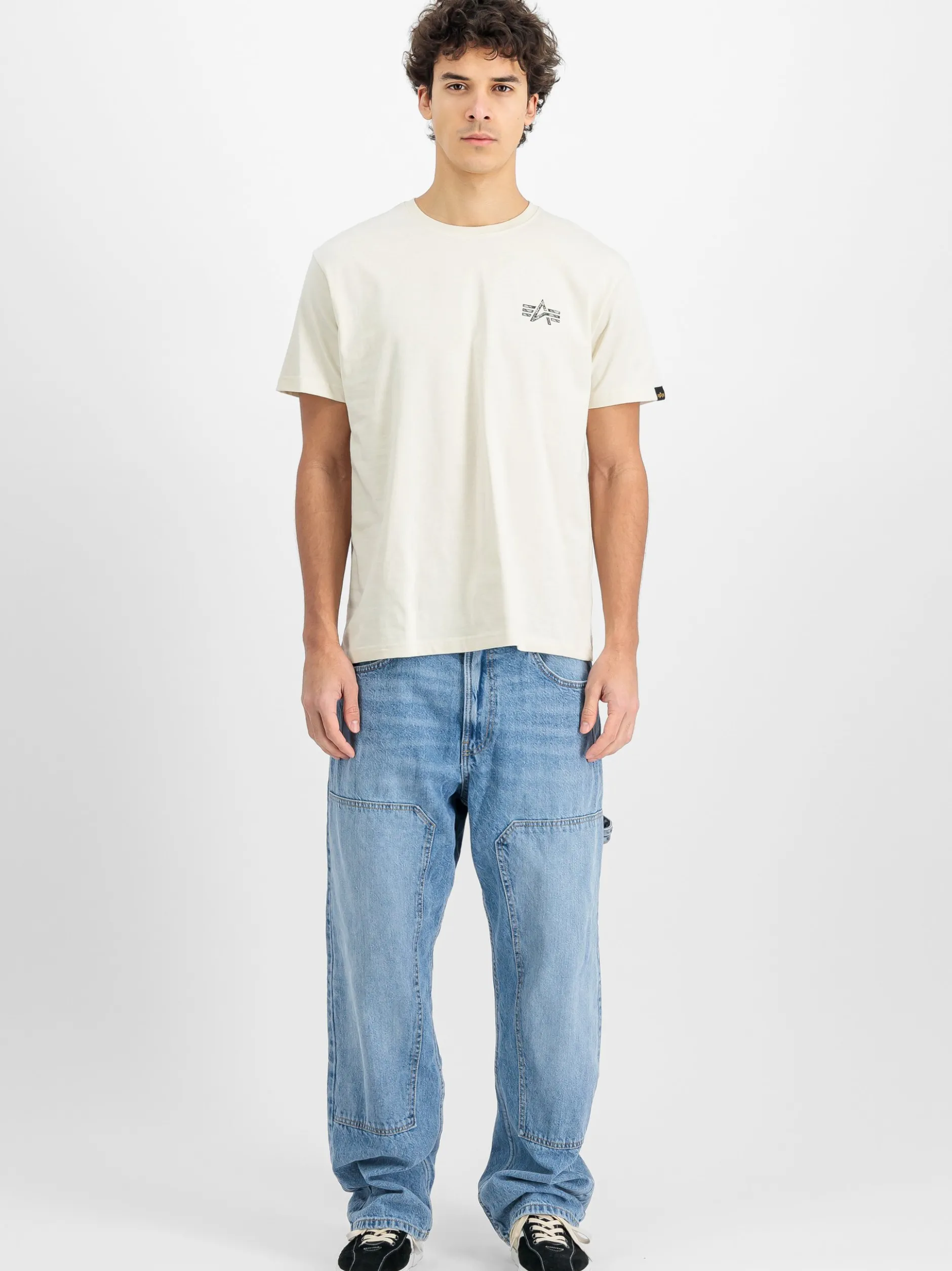 Alpha Industries Herren T-Shirt in weiß