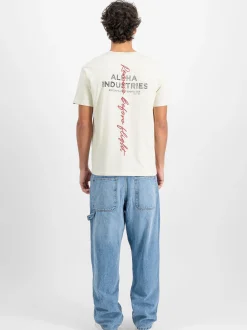 Alpha Industries Herren T-Shirt in weiß