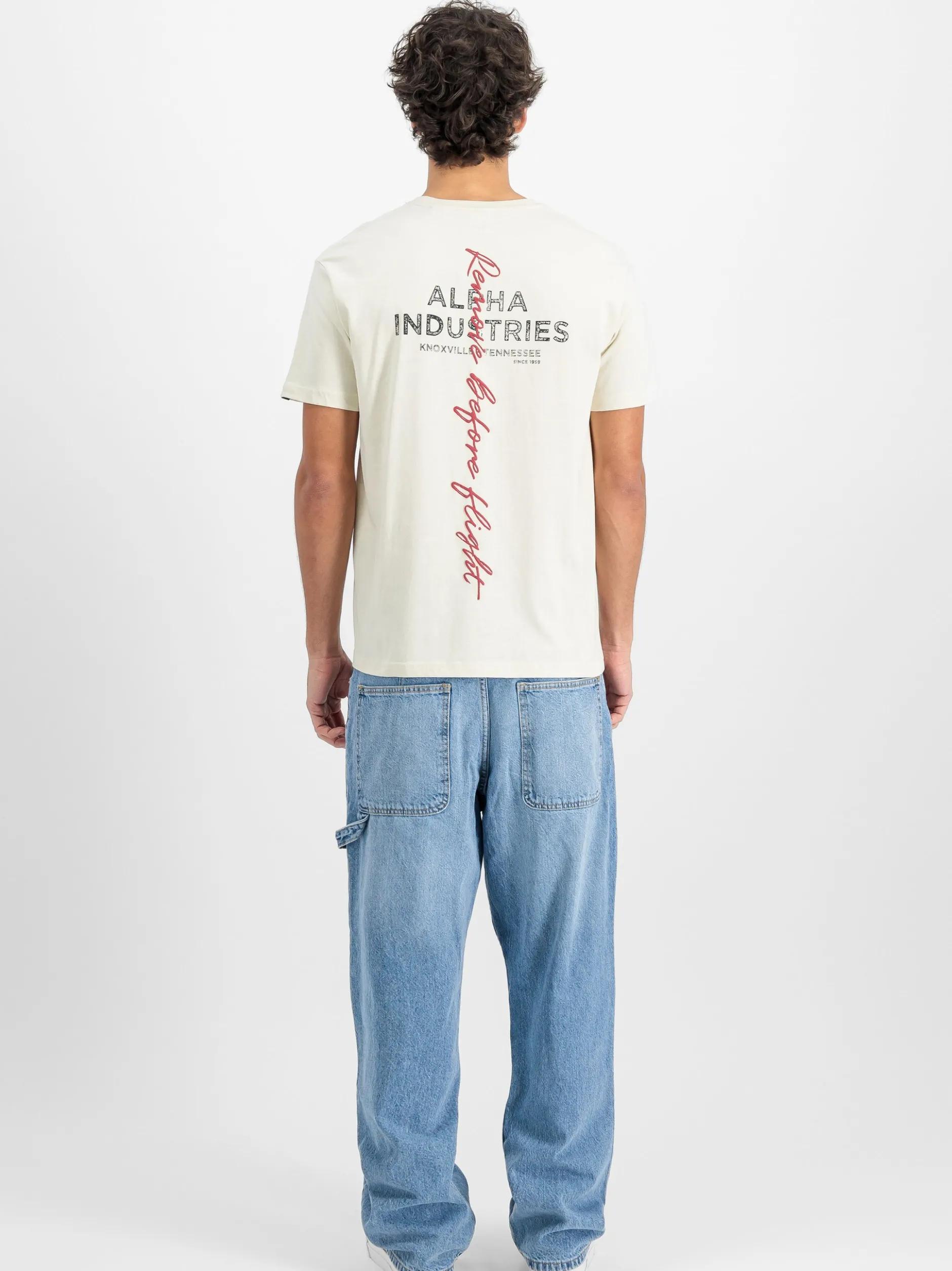 Alpha Industries Herren T-Shirt in weiß