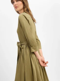 Ambiance Damen Blusenkleid in schilf - Ärmel: 3/4 Arm