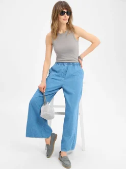 american vintage Damen Jeans - Izeway in light stone