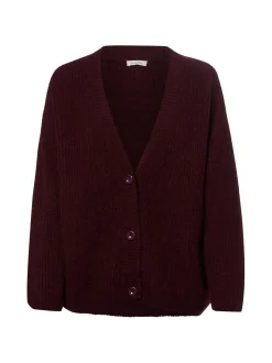 american vintage Damen Strickjacke - East in bordeaux