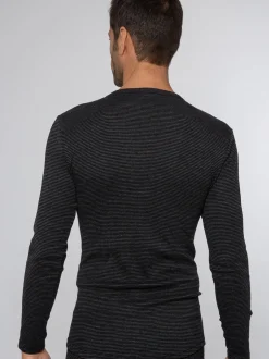 Ammann Herren Unterhemd Jeans Feinripp in grau