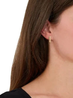 amor Damen Creolen in aprikot