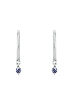 amor Damen Creolen in blau