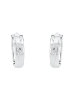 amor Damen Creolen in silber