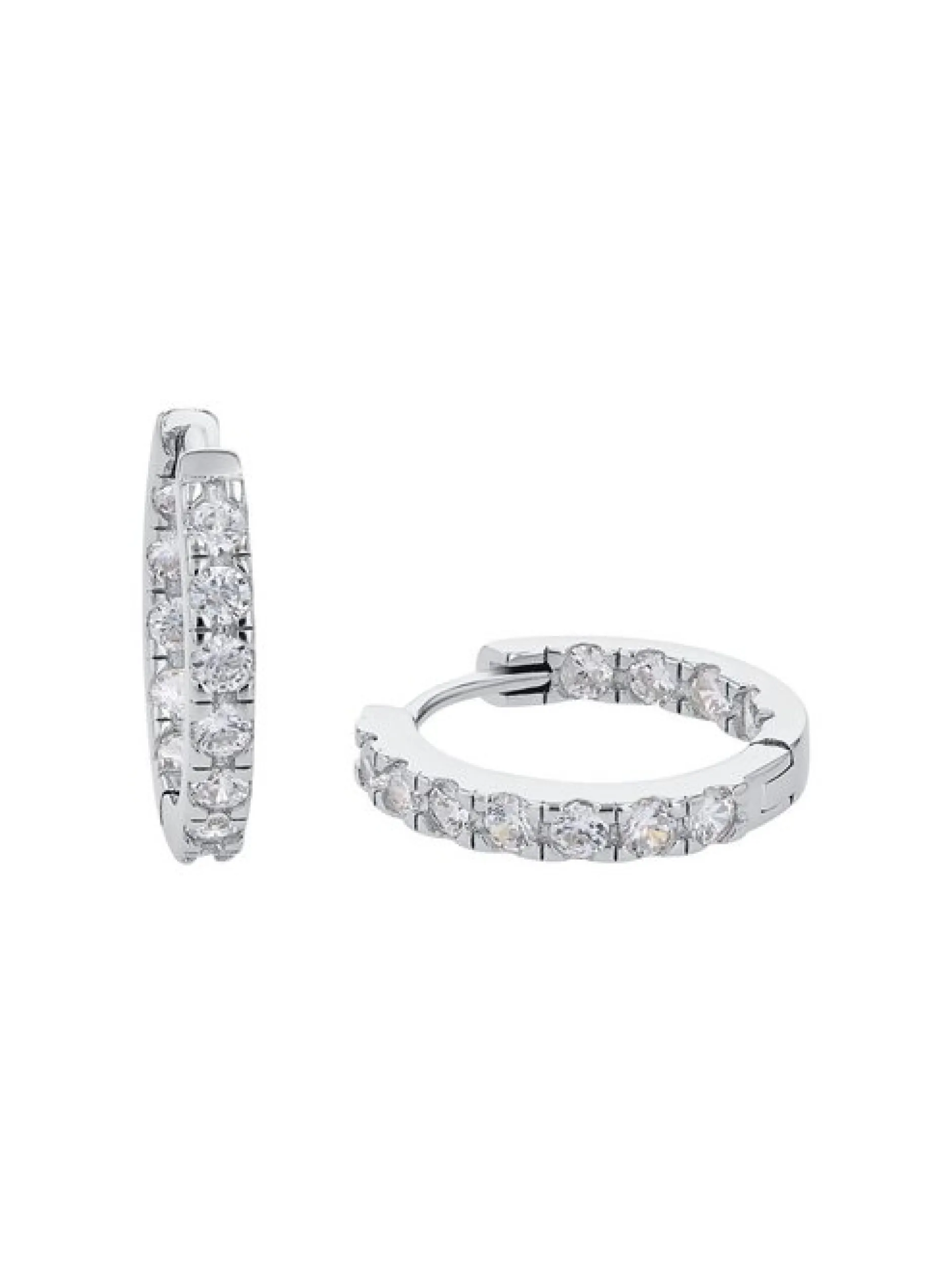 amor Damen Creolen in silber