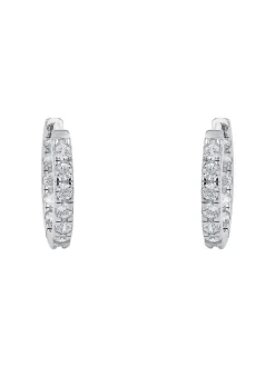 amor Damen Creolen in silber
