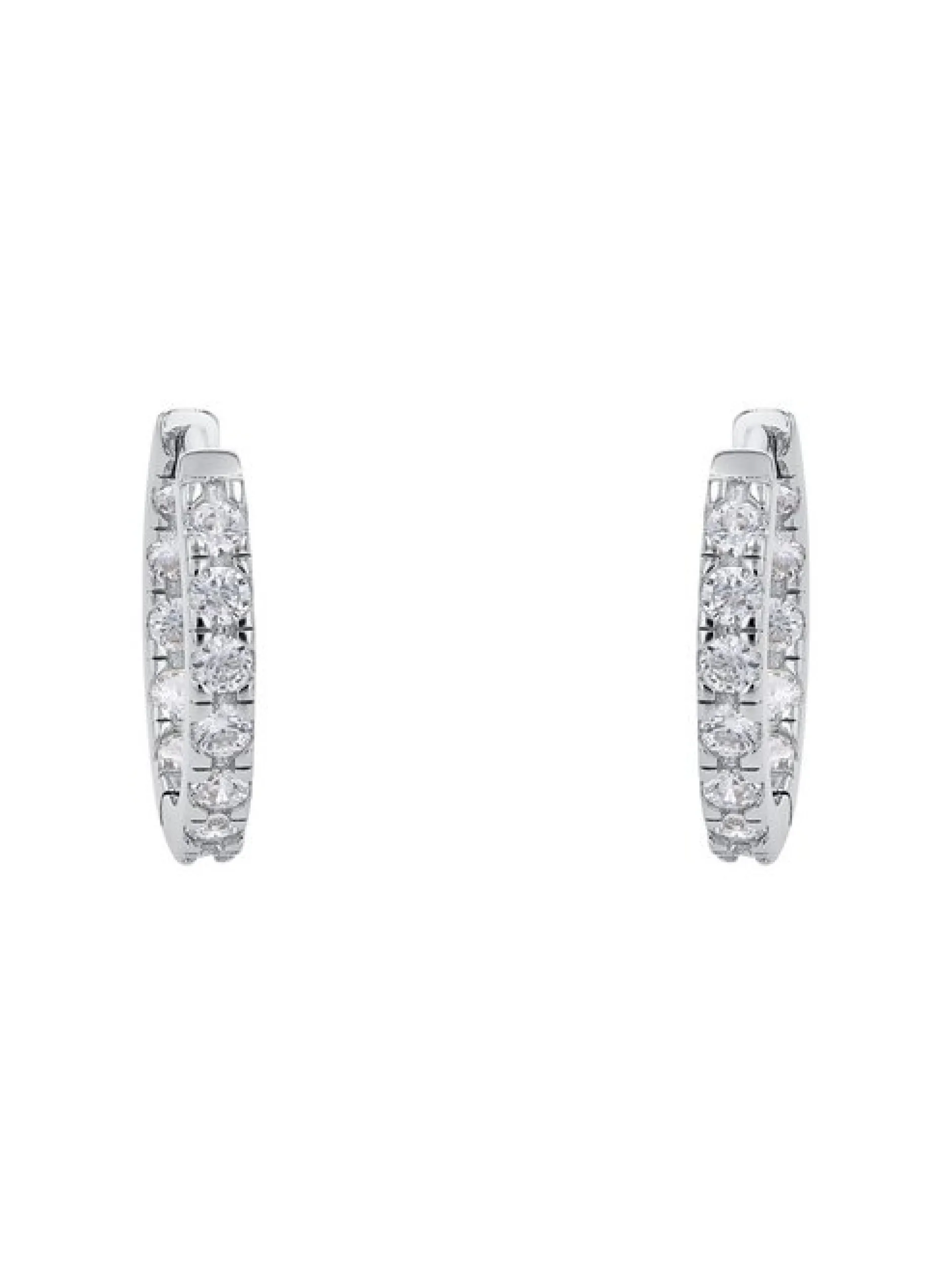 amor Damen Creolen in silber