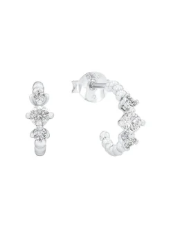 amor Damen Creolen in silber