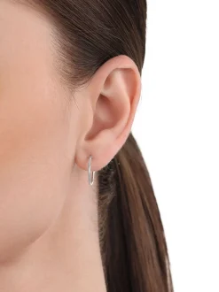 amor Damen Creolen in silber