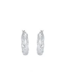 amor Damen Creolen in silber