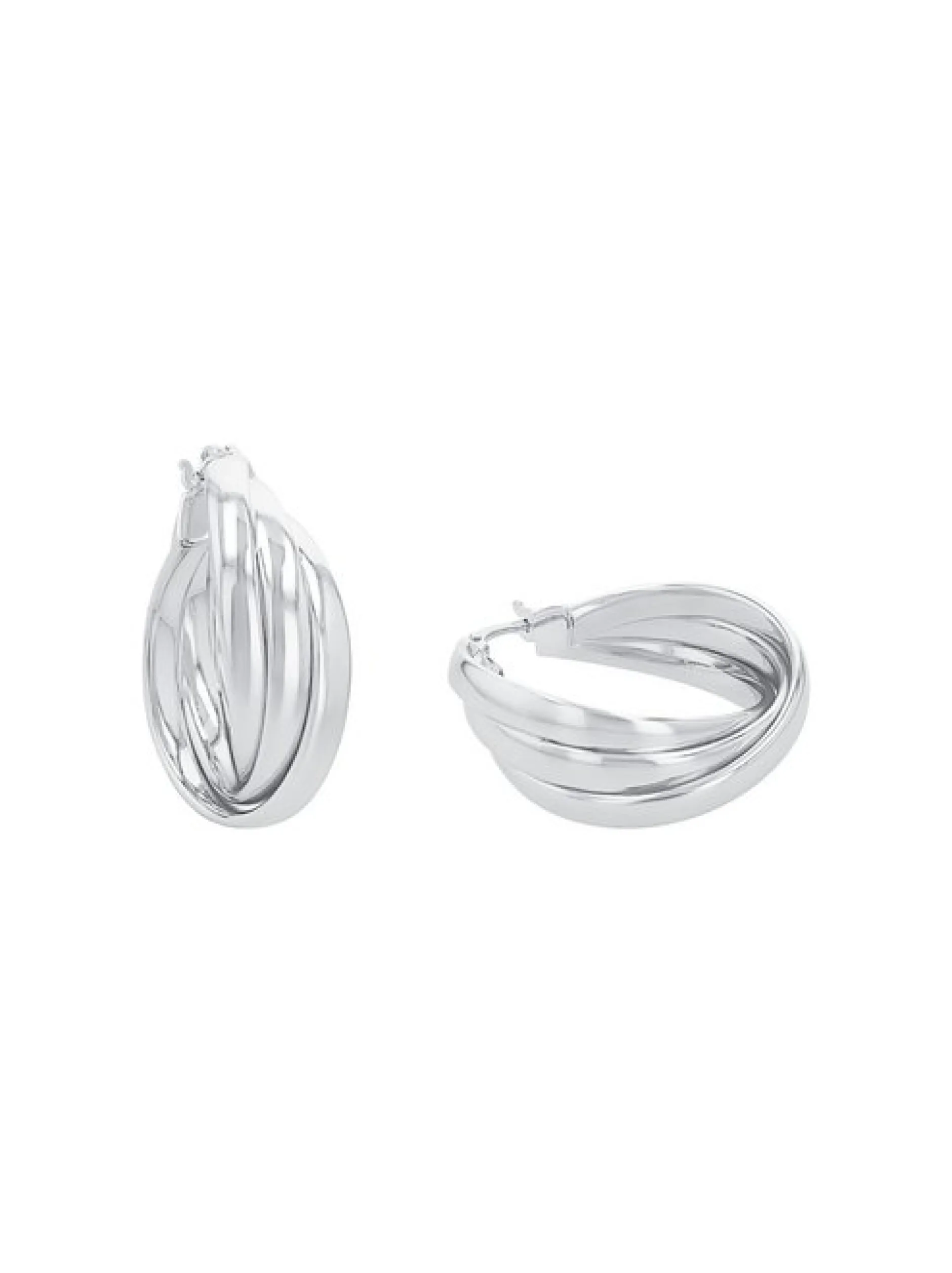 amor Damen Creolen in silber