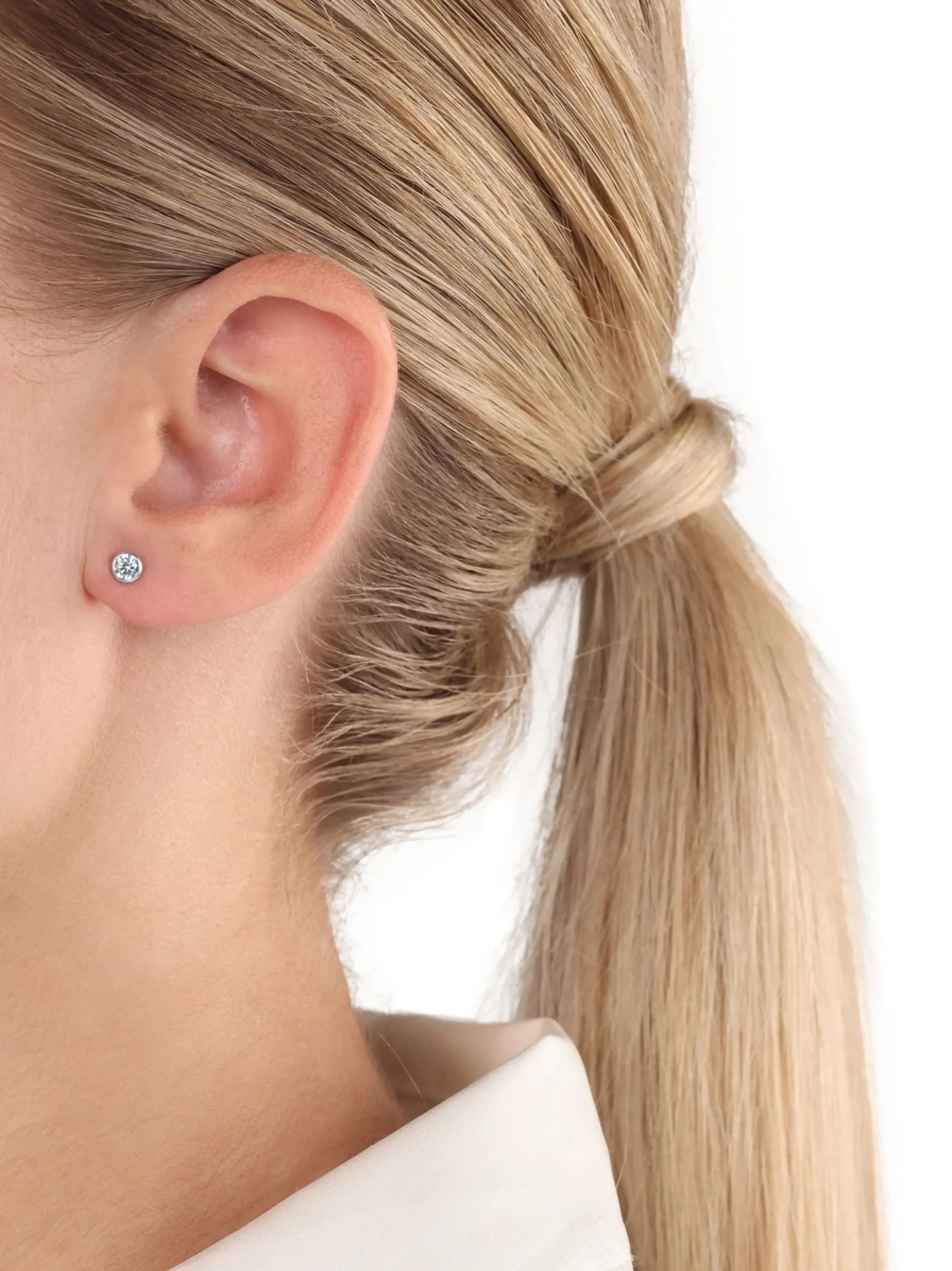 amor Damen Damen Ohrstecker in silber