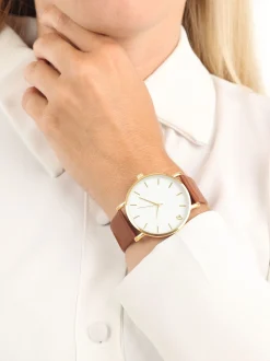 amor Damen, Herren, Unisex Unisex Uhr in gold