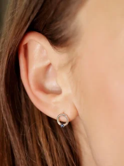 amor Damen Ohrstecker in blau