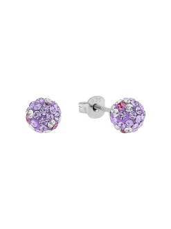 amor Damen Ohrstecker in lila
