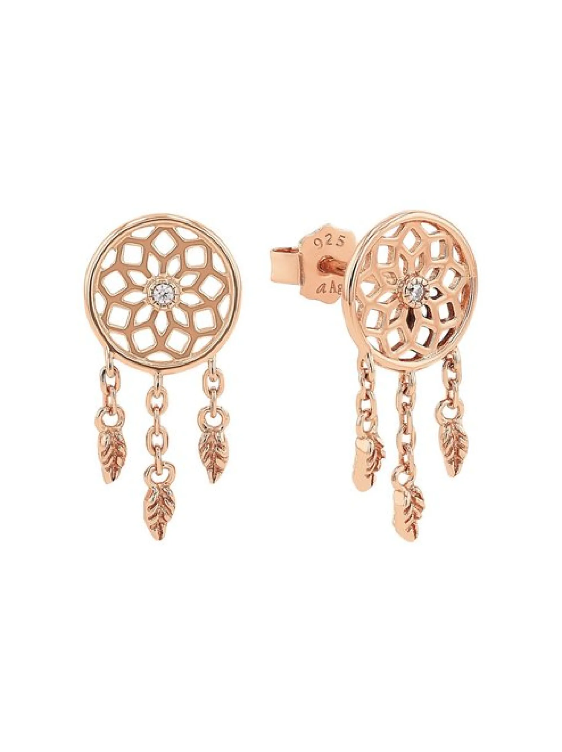 amor Damen Ohrstecker in roségold