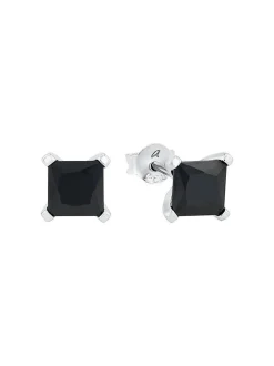 amor Damen Ohrstecker in schwarz