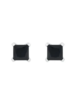 amor Damen Ohrstecker in schwarz