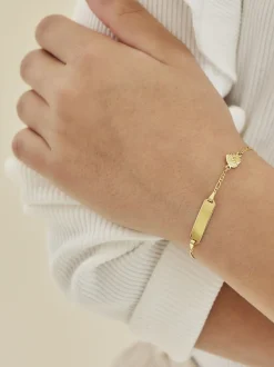 amor Mädchen Identarmband in gold