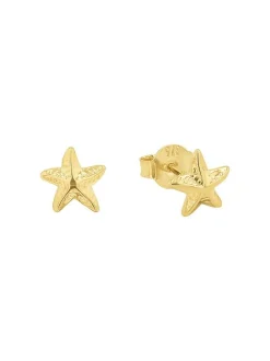 amor Mädchen Ohrstecker in gold