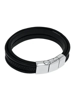 amor Unisex Armband in schwarz
