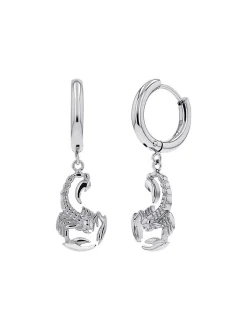 amor Unisex Creolen in silber