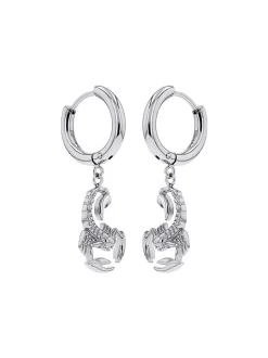 amor Unisex Creolen in silber